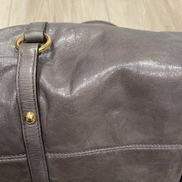 MuiMui vitello Taupe bag - Picture 5 of 7